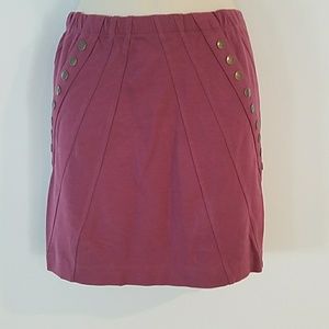 H&M Mauve Mini Skirt Size 4 NWT